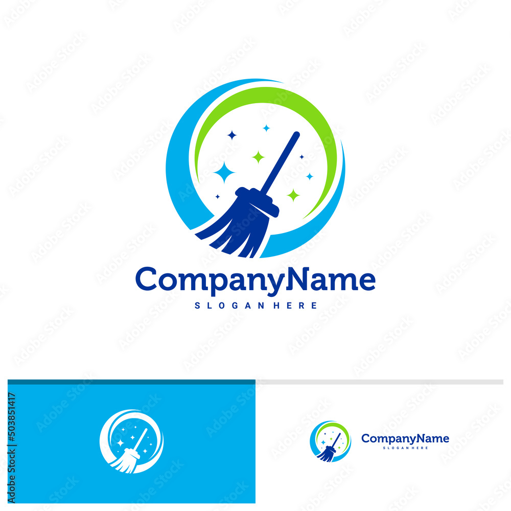 Cleaning logo vector template, Creative Cleaning logo design concepts Cleaning logo vector template, Creative Cleaning logo design concepts