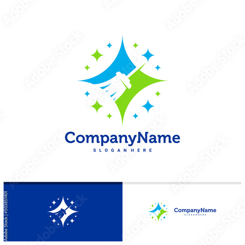 Cleaning logo vector template, Creative Cleaning logo design concepts