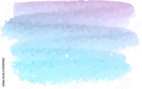 Pastel brush stroke watercolor illustration