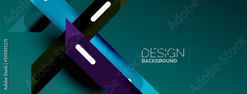 Background overlapping lines. Dynamic lines abstract wallpaper. Straight lines composition vector illustration for wallpaper banner background or landing page