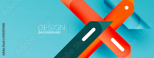 Background overlapping lines. Dynamic lines abstract wallpaper. Straight lines composition vector illustration for wallpaper banner background or landing page