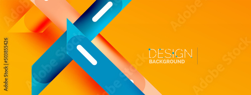 Background overlapping lines. Dynamic lines abstract wallpaper. Straight lines composition vector illustration for wallpaper banner background or landing page