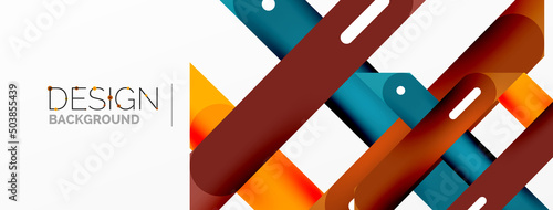 Background overlapping lines. Dynamic lines abstract wallpaper. Straight lines composition vector illustration for wallpaper banner background or landing page