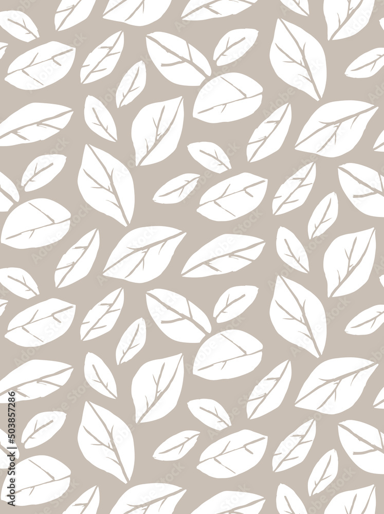 Seamless leaf pattern, floral print. Seamless leaf pattern, floral print.