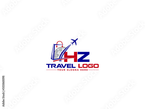 Letter HZ Logo Icon, Luxury Hz zh Logo Letter Vector Icon Design For Any Type Of Business photo