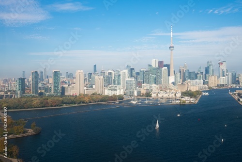 The West of Toronto Skyline during a sunny day