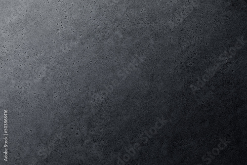 Valokuvatapetti Dark black grey stone background halftone overlay