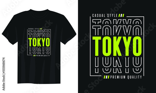 Tokyo japan typography t shirt design, motivational typography t shirt design, inspirational quotes t-shirt design