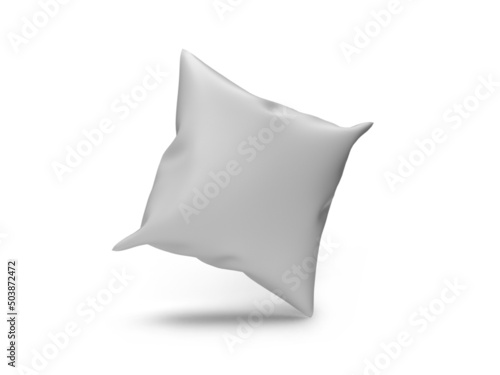 Pillow Cushion 3D Illustration Mockup Scene