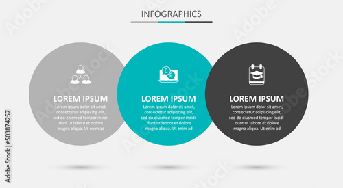Set Question and Answer, Online class and education. Business infographic template. Vector