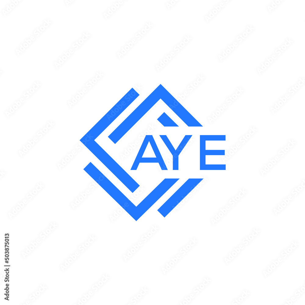AYE technology letter logo design on white background. AYE creative initials technology letter logo concept. AYE technology letter design. AYE technology letter logo design on white background. AYE creative initials technology letter logo concept. AYE technology letter design.
