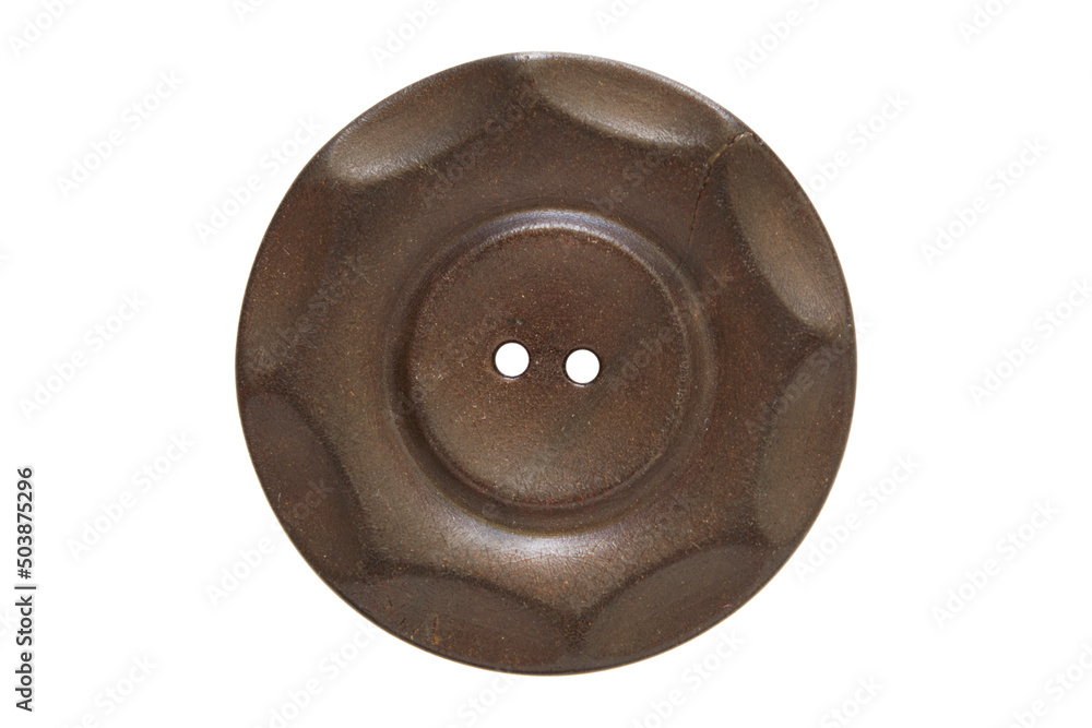 Sewing button isolated Sewing button isolated