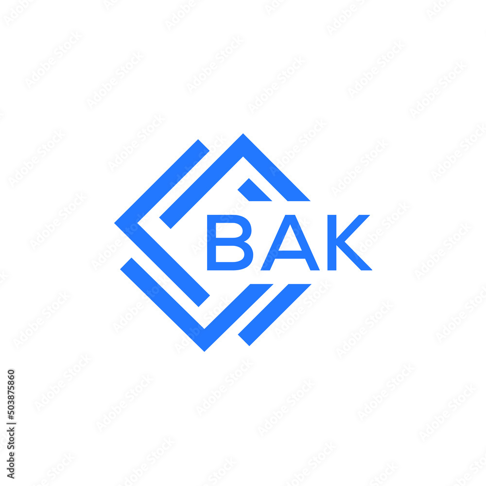BAK technology letter logo design on white background. BAK creative initials technology letter logo concept. BAK technology letter design. BAK technology letter logo design on white background. BAK creative initials technology letter logo concept. BAK technology letter design.