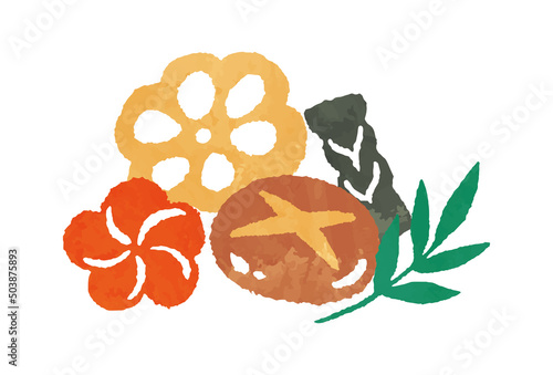 Japanese traditional new year dishes