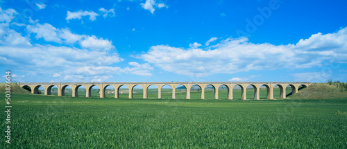 Tableau sur toile bridge 21 arches, spinazzola, puglia