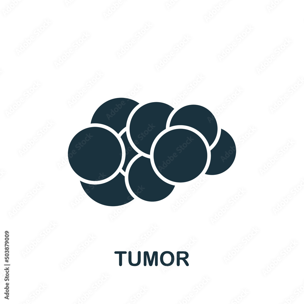 Tumor icon. Monochrome simple Deseases icon for templates, web design and infographics Tumor icon. Monochrome simple Deseases icon for templates, web design and infographics
