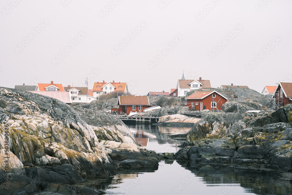 Fototapeta premium scandinavian village