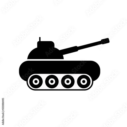 Tank, war, army icon vector image. Can also be used for military. Suitable for use on web apps, mobile apps and print media.