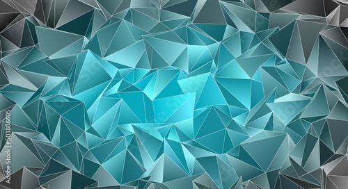 Colorful geometric abstract background. 3d vector