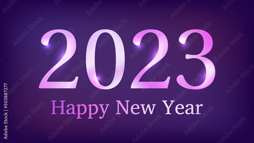 2023 Happy New Year neon background 2023 Happy New Year neon background
