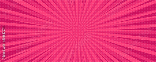 Colorful comic book background in pop art style