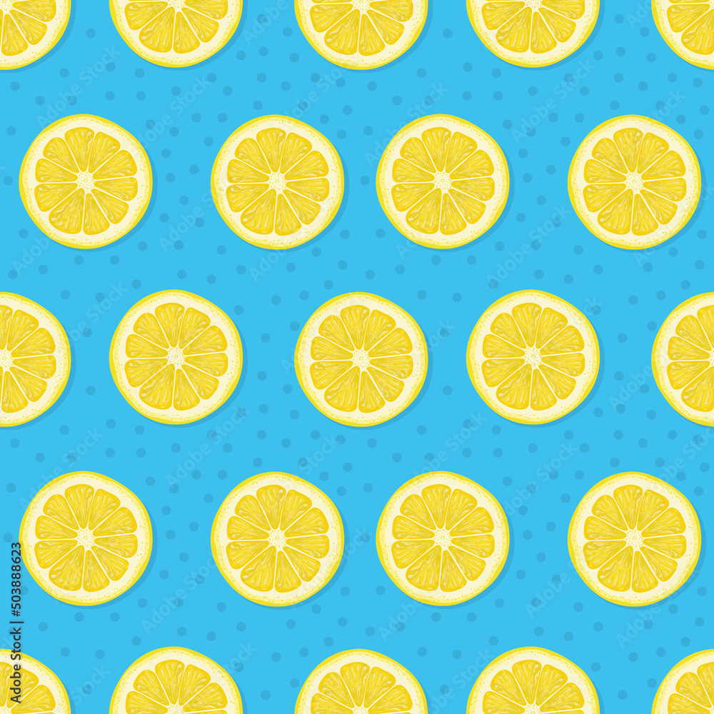 Bright juicy yellow lemons on a blue background Bright juicy yellow lemons on a blue background