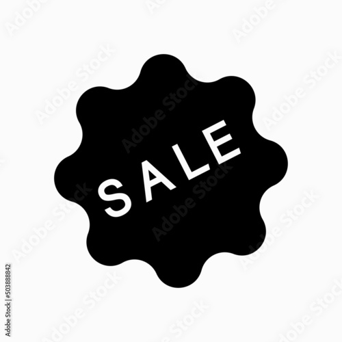 Sale price tag icon. Sale icon.Vector illustration.