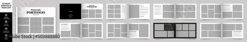 Landscape Multipurpose Modern Portfolio Design Template, Portfolio Layout, Black Photography Portfolio Editorial Template, Black Photography Portfolio, Minimal Magazine Design, Fashion and Look Book