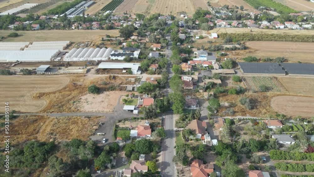 Aerial View Of Tkuma Village At Southern District Sdot Negev, Israel - תקומה שדות נגב Aerial View Of Tkuma Village At Southern District Sdot Negev, Israel - תקומה שדות נגב