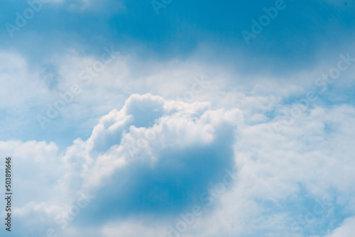 blue sky with clouds