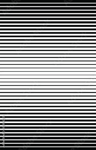 Black and white Line halftone pattern with gradient effect.Straight stripes. Parallel direct monochrome pattern Template for backgrounds and stylized textures.illustration.