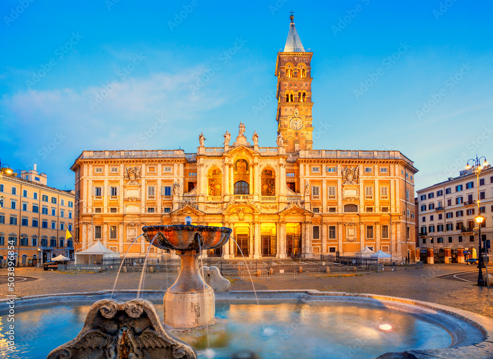 Basilica of Saint Mary Major, Rome, Italy.