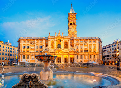 Obraz na płótnie Basilica of Saint Mary Major, Rome, Italy. w salonie