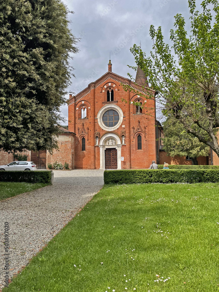 Naklejka premium L'Abbazia di Viboldone - Milano