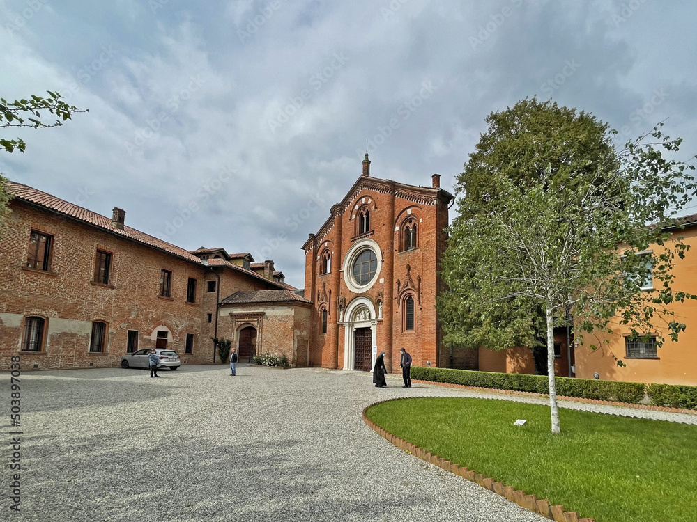 Fototapeta premium L'Abbazia di Viboldone - Milano