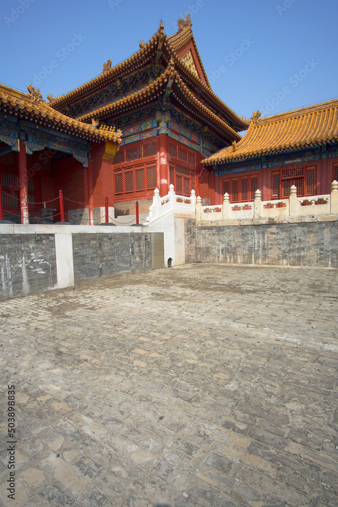 Beijing Palace Museum Pavilion building Beijing Palace Museum Pavilion building
