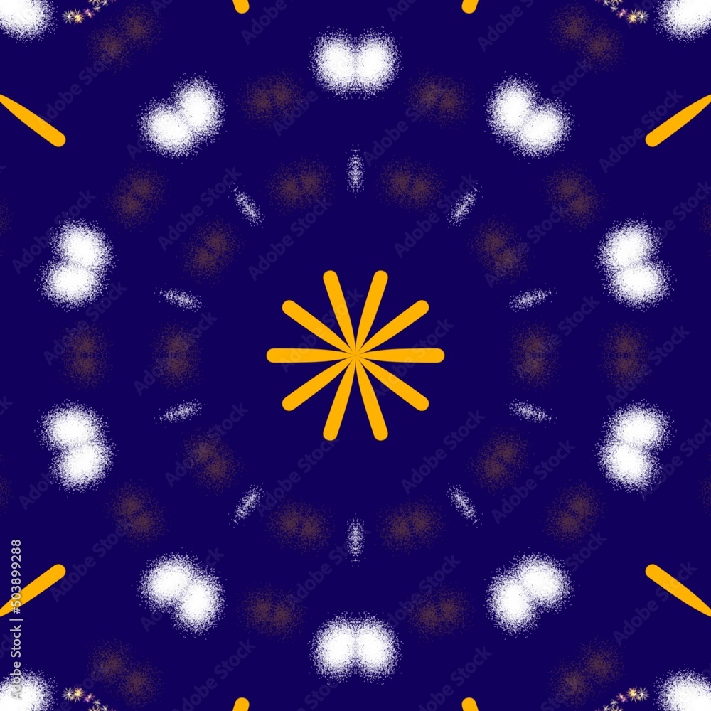 Dark blue pattern with hexagon concept inspired of middle eastern traditional style Dark blue pattern with hexagon concept inspired of middle eastern traditional style