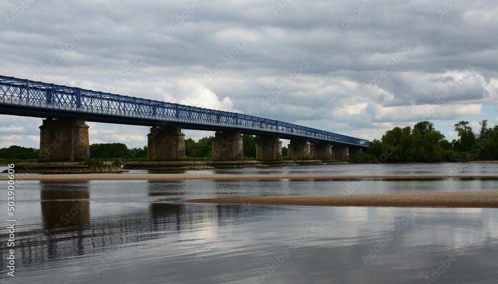 Mauves-sur-Loire - Pont en treillis	