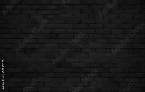 Fotobehang Abstract dark brick wall texture background pattern, Wall brick surface texture