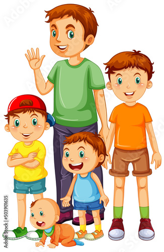 Different ages people group