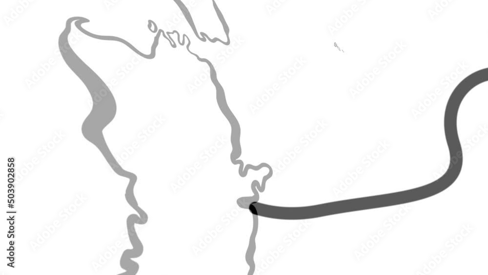New Zealand - Hand-Drawn Map Animation New Zealand - Hand-Drawn Map Animation