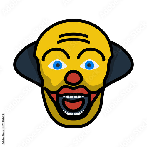 Party Clown Face Icon photo