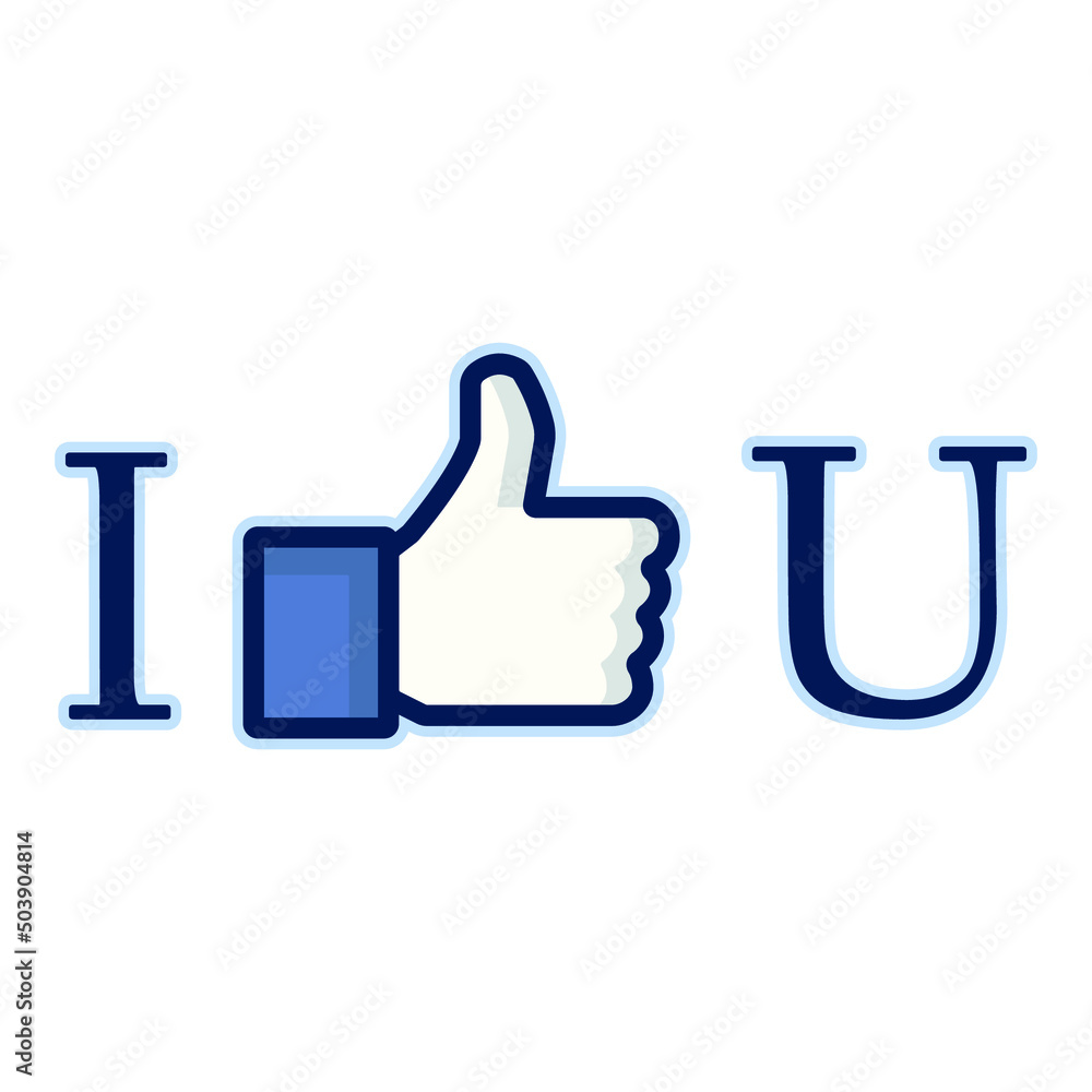 I Like You, Funny Facebook like button Vector design for Shirts, Caps, Phone Cases, Hoodies and other items I Like You, Funny Facebook like button Vector design for Shirts, Caps, Phone Cases, Hoodies and other items