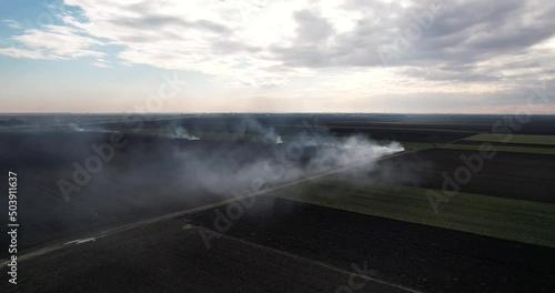 climate, fire, drone, wildfire, aerial, hot, risk, wild, agriculture, crime, damaged, natural disaster, organic, plant, rural scene, spreading, spread, temperature, forest, burn, danger, destruction, 