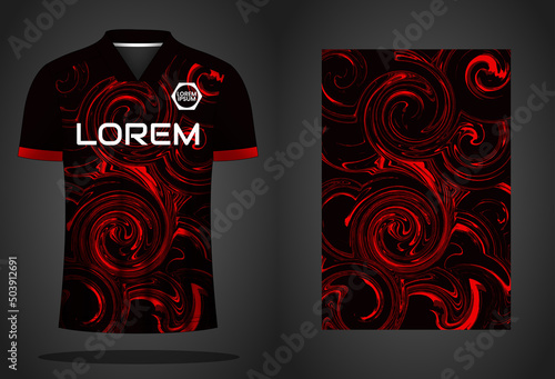 Soccer sport shirt jersey design template