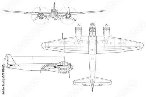 Avión bombardero medio bimotor Ju-88