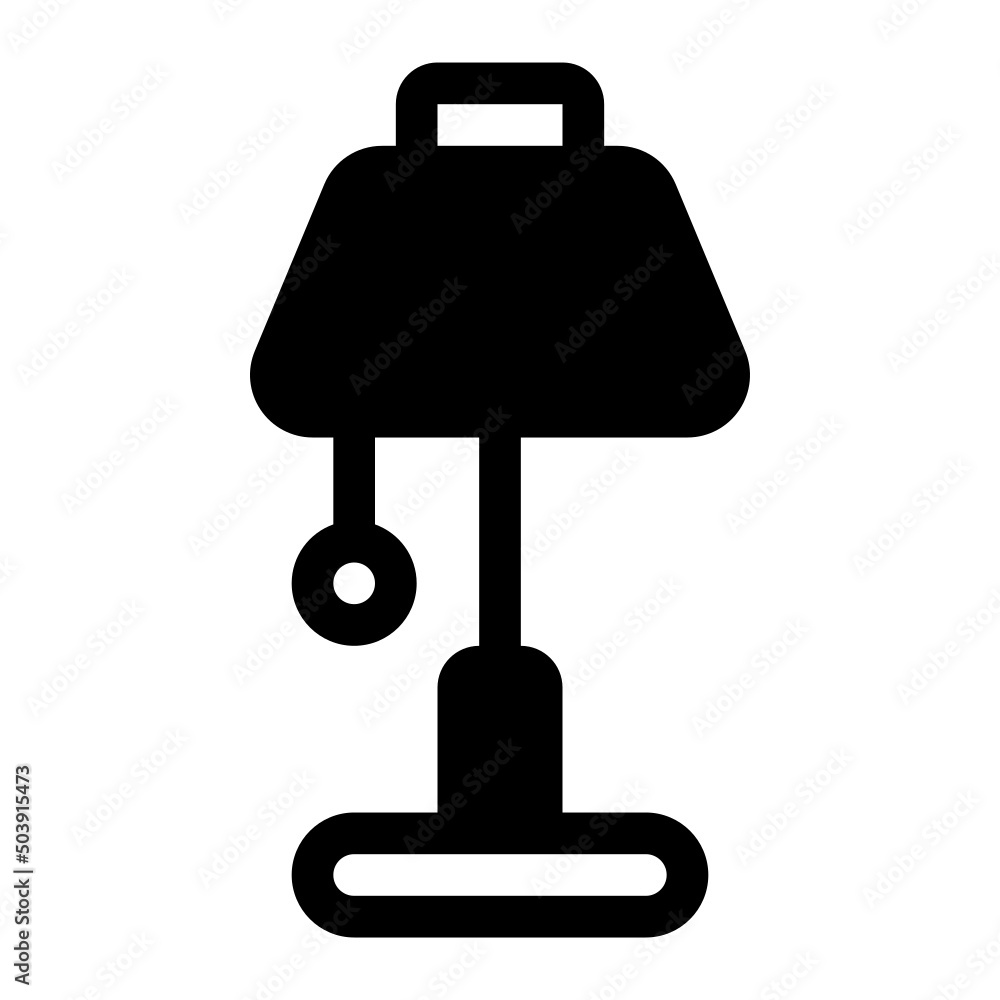 floor lamp glyph icon floor lamp glyph icon