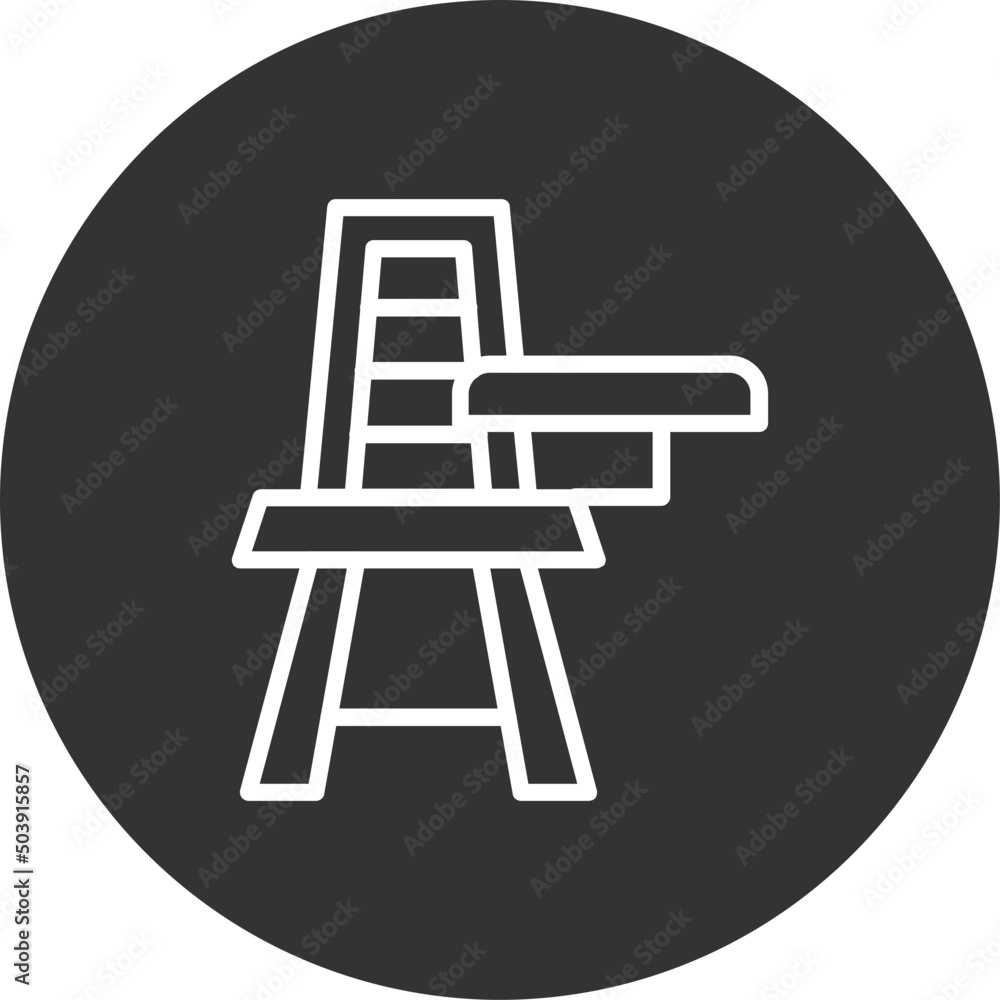Desk Chair Icon Desk Chair Icon