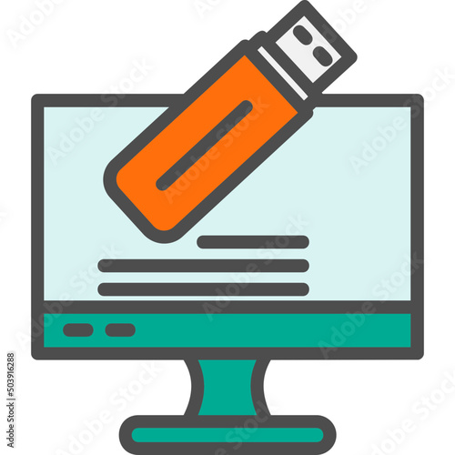 Pen Drive Icon 