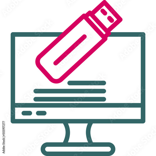 Pen Drive Icon 
